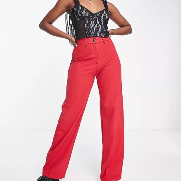 NWT Bershka wide leg tailored pants - Picture 2 of 3